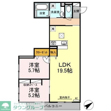 プラムスクエアの物件間取画像